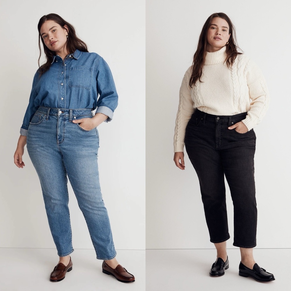 ISO Madewell Momjean 18w in Basley and/or Hillshore wash